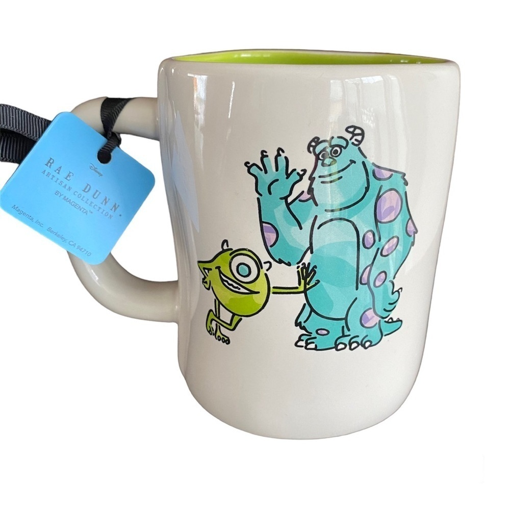 Rae Dunn Monster Inc Disney Pixar The Scream Team Mug NWT
